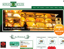 Tablet Screenshot of hotelsonamdelek.com